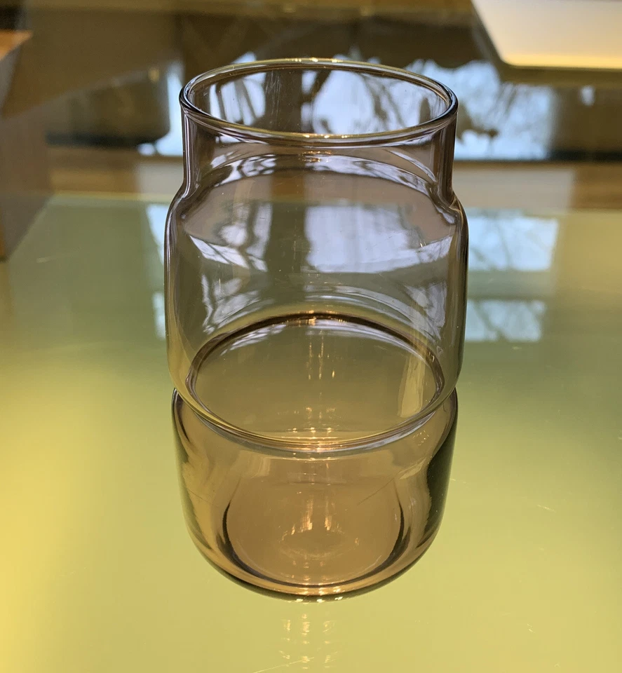 iKEA , dekoVase,design Gläser  ,lila, - 300ml. formig Rund Ø 5cm. / 12cm. H.