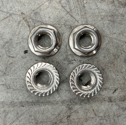 Harley Brass Acorn Exhaust Header Nuts – 5/16-24, Evolution Twin Cam Evo Buell, 4 Pack