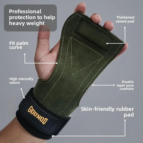 2 Zughilfen für Kraftsport Paar Mikrofaser Bandagen für Training / Bodybuilding - Bild 2 von 6