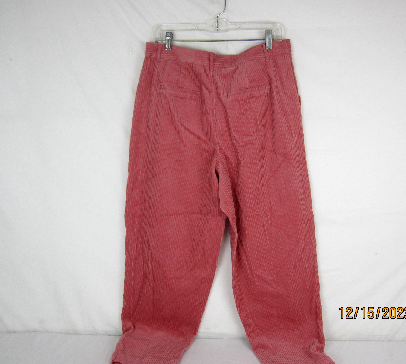 FILA Blazer donna canottaggio rosa velluto a coste pantaloni gamba dritta 12