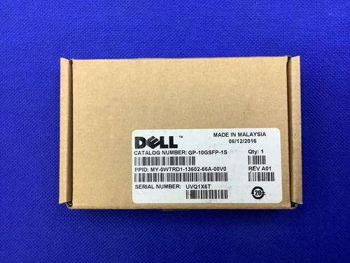 0WTRD1 Dell 10GbE Sr 850nm Sw 300m Portée SFP+ Émetteur-récepteur WTRD1 - Photo 2/3
