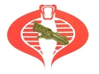 GI Joe Weapon MIRAGE Big Gun Green 1993 Original Figure Accessory