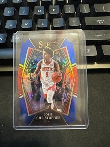 Josh Christopher 2021-22 Panini Select Premier Level Blue Die Cut Prizm RC /249