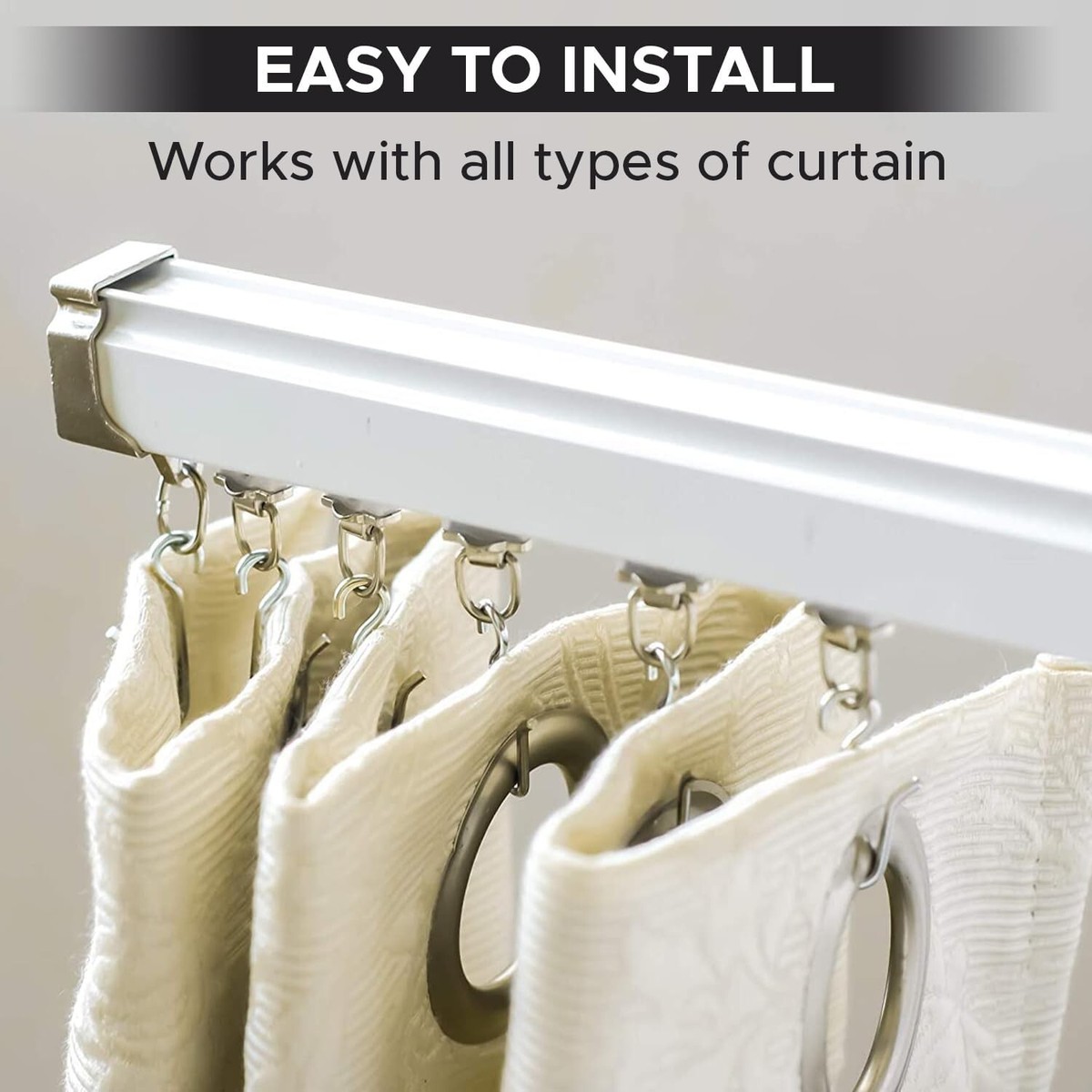 Ceiling Hanging Curtain Rails | Shelly Lighting