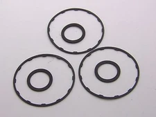 Lot of 6 Genuine NOS Bulova Accutron 214 Gaskets - 3 Case Back and 3 Hatch Cover