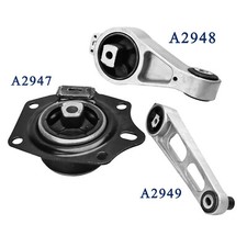 3pcs Engine Motor Mounts Kit For 2000-2005 Dodge Neon 2.0l L4 A2947 A2948 A2949