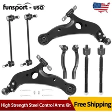 8pcs Lower Control Arm Ball Joint Sway Bar End Link Kit for 04-10 Toyota Sienna