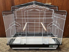 #AE2614H HOUSE TOP CAGE FOR FINCHES, CANARIES AND PARAKEETS