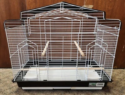 A&E CAGE CO #AE2614H HOUSE TOP CAGE FOR FINCHES, CANARIES AND PARAKEETS