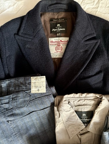 Nigel Cabourn, Nigel Cabourn Gestreifte Hose W30 Mainline Top Zustand Made In England Vintage