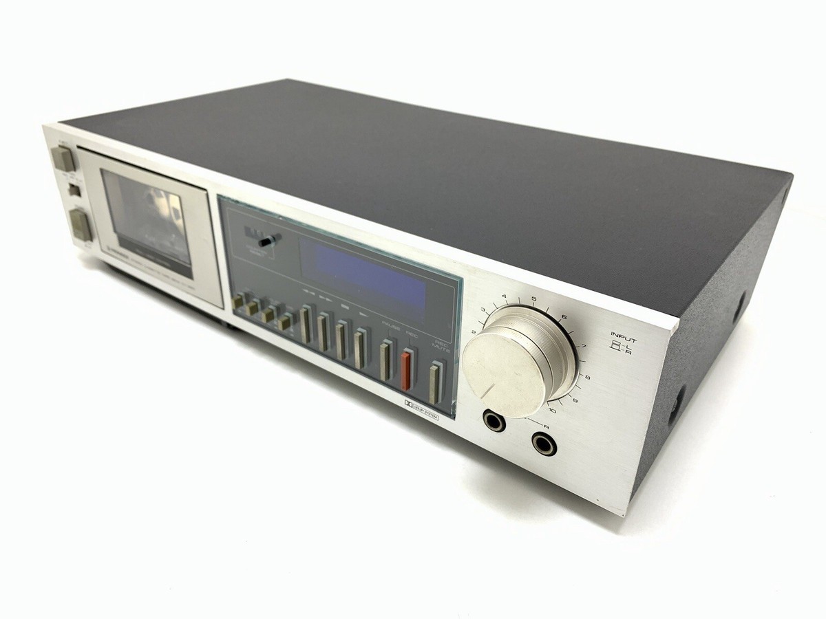★☆【 ￥59,800・1980年】PIONEER　CT-520 カセットデッキ PIONEER CT-520 Stereo Cassette Tape Deck 2 Head Vintage 1981