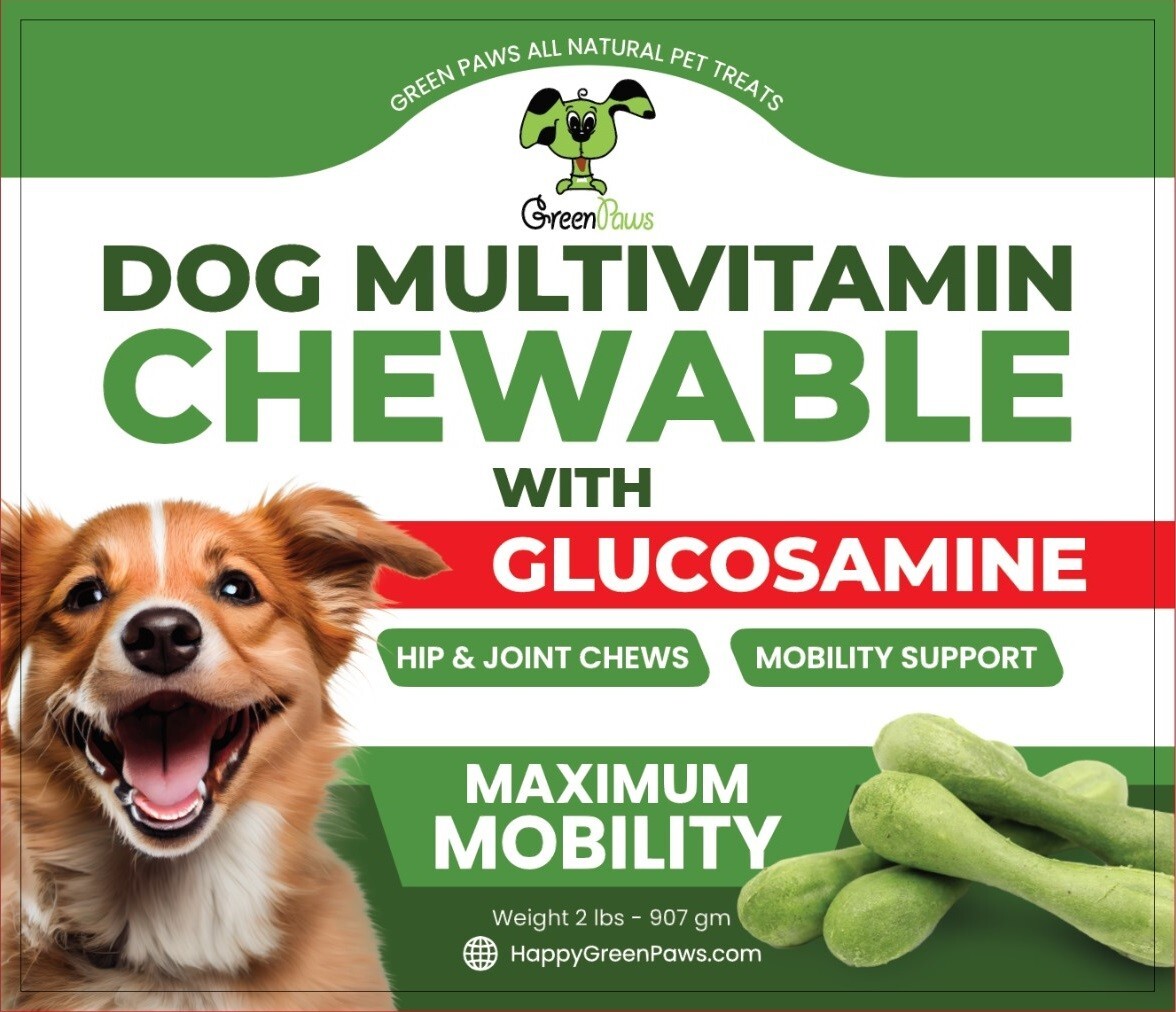 Chicken Flavored Dental Dog Treats with Glucosamine, Turmeric