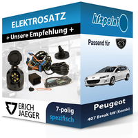 FüR Peugeot 407 Break Sw (Kombi) 04- Jaeger E-Satz 7Polig Fahrzeugspezifisch Neu