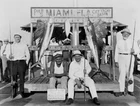 Sailfish At Pier 5 In Miami 1940 Old Fishing Photo