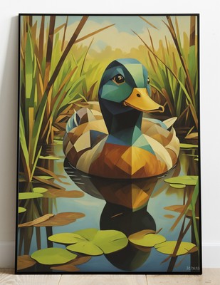 Intricate Polygon Animal Wall Art - Contemporary Design for Modern Decor
