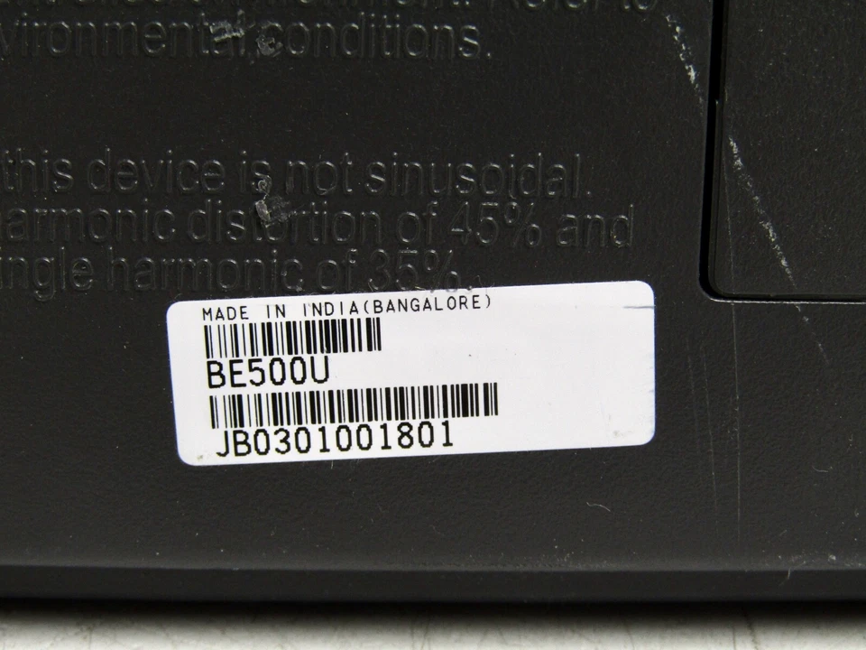 APC Back-UPS ES 500 - 6 Outlet Battery Back Up Surge Protector BE500U NO BATTERY - Image 3 of 4
