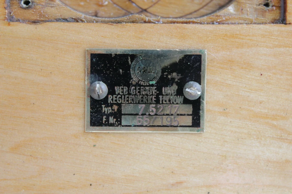 Оригинальная коробка для немецкого ВИНТАЖНОГО Peildiopter КОРАБЛЬ КОМПАС Азимут круг Teltow - Изображение 4 из 4