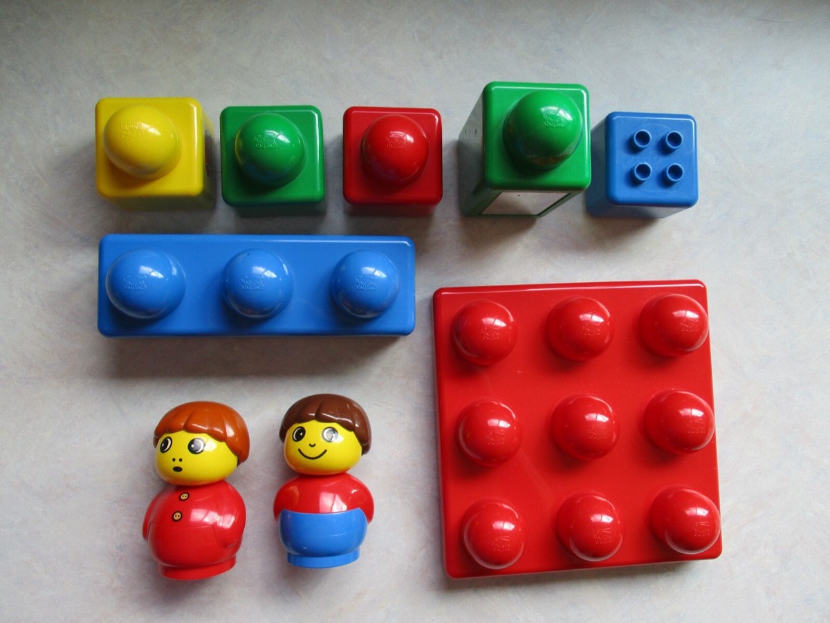 Vintage LEGO Group Duplo Primo Baby Toddler Large Pieces Lot of - Main Image