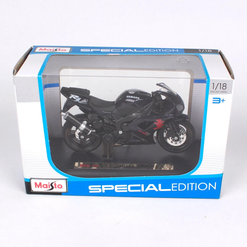 1:18 Yamaha YZF-R1 Modelo de motocicleta Diecast Vehículo de juguete Niños Juguetes para niños Regalos Foto 4 de 4