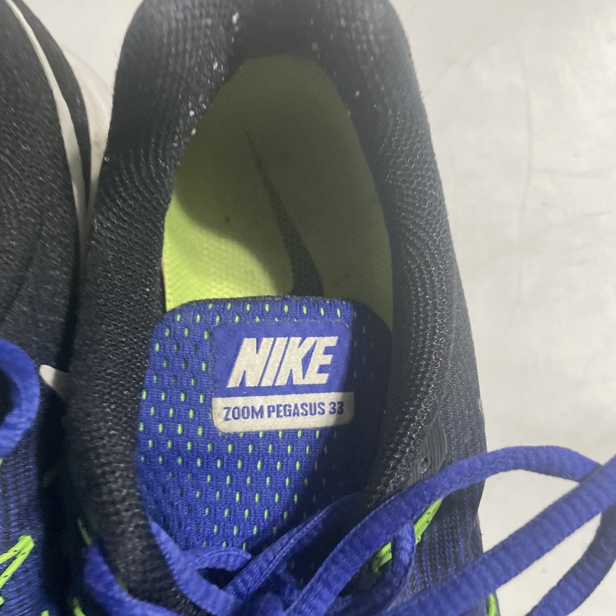 Nike Running Shoes Men's Size 9 Blue Air Zoom Pegasus 33 831352