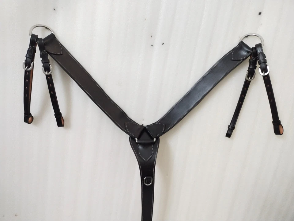 Leather western breastplate For western horse Leather saddle. - Image 4 of 4