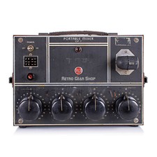 RCA Portable Mixer Amplifier OP-7 Serviced 4 channel tube amp OP7 Vintage Rare