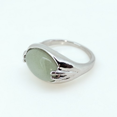Bague Argent Massif 925 Avec Pierre Turquoise - Faite Main, Forme Ronde, Création Indienne, Neuve