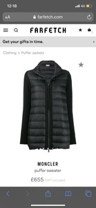 used moncler jacket womens
