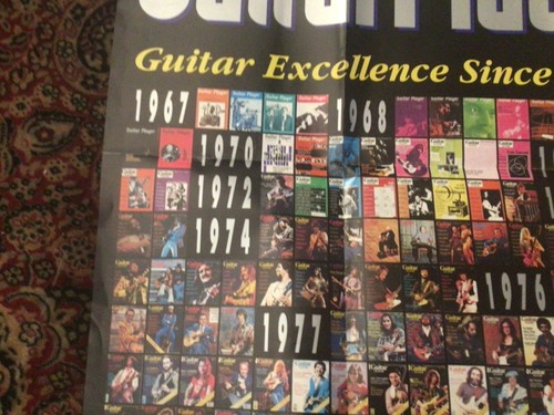Póster vintage GUITAR PLAYER MAGAZINE 25 aniversario 1967-1992 - Imagen 4 de 5