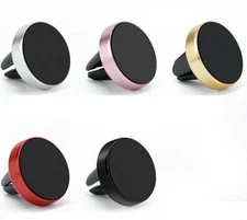 Universal Air Vent Magnetic Mobile Phone Holder Magnet Car Aluminum Mount Stand
