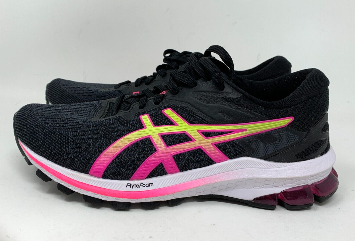 ASICS GT-1000 Women Running Shoes Black Athletic Gym Training