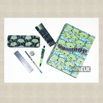Toy Story Alien Eyes Bifold Wallet - PU Leather, 4x3.5 Inches, 5 Card Slots & ID Window, Officially Licensed Disney