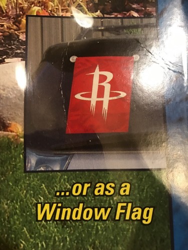 NBA Houston Rockets Mini Garden / Window Flag (L2) - Picture 3 of 6