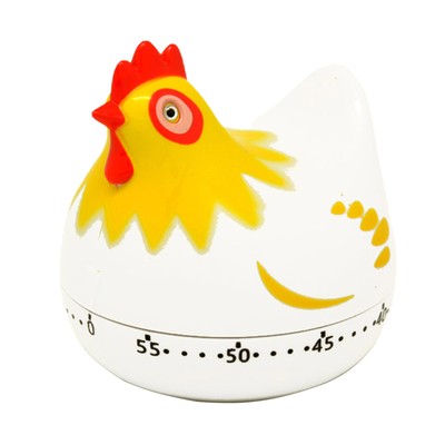Manual Kitchen Timer Cute Cartoon Chicken Manual Timer Loud Alarm Cooking Timer