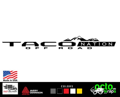 fit toyota tacoma tundra 4runner trd pro 4x4 titan windshield decal sticker tire - Picture 8 of 9