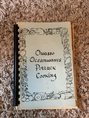 Cookbook Owasso Oceanwaves Potluck Cooking 1989
