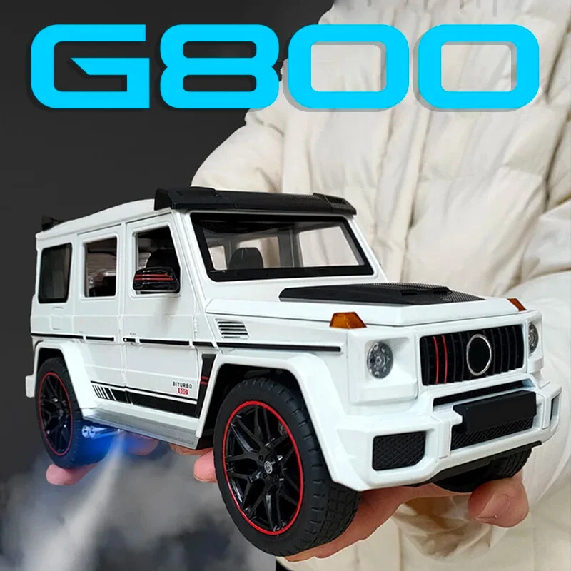 1:18 Mercedes-Benz G800 Diecast Coche Modelo Simulación Sonido y Luz Niños Juguete Regalo Foto 2 de 4