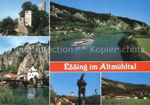 72413469 Essing Burg Schiff Denkmal Essing - Bild 1 von 2