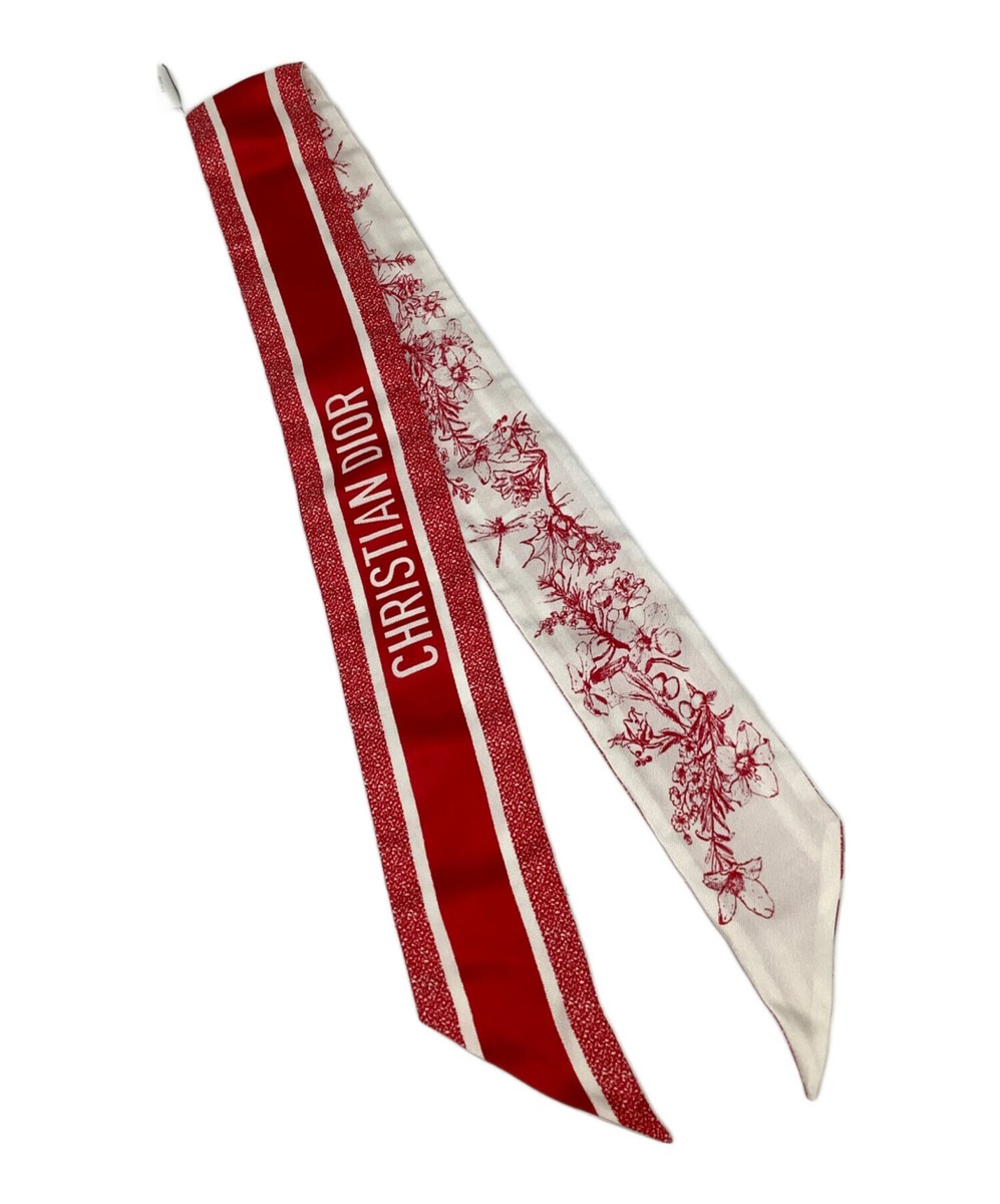 Dior Mitzah Scarf 100cm 39″ 6cm 2″ long rectangle silk logo