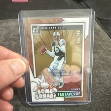 Panini 2024 Clearly Donruss Bomb Squad Vinny Testaverde Jets Auto /199 #19