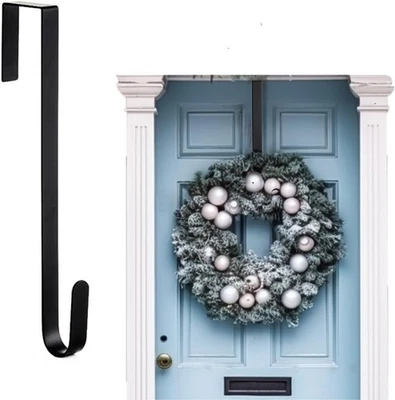 CALIKO Over Door Hanger Wreath Christmas Hook XMAS Decoration Strong Metal Holder UK