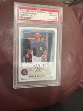 Bryce Harper 2011 Bowman chrome #111 PSA 10 Rookie card. rookie card picture