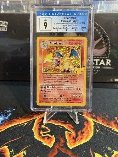 CGC 9 MINT Charizard 4/102 Pokemon Celebrations 25th Anniversary