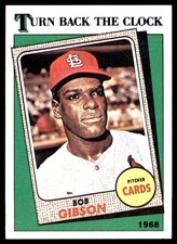 Bob Gibson 1988 Topps #664 Cardinals MLB READ FREE SHIPPING AutographDen