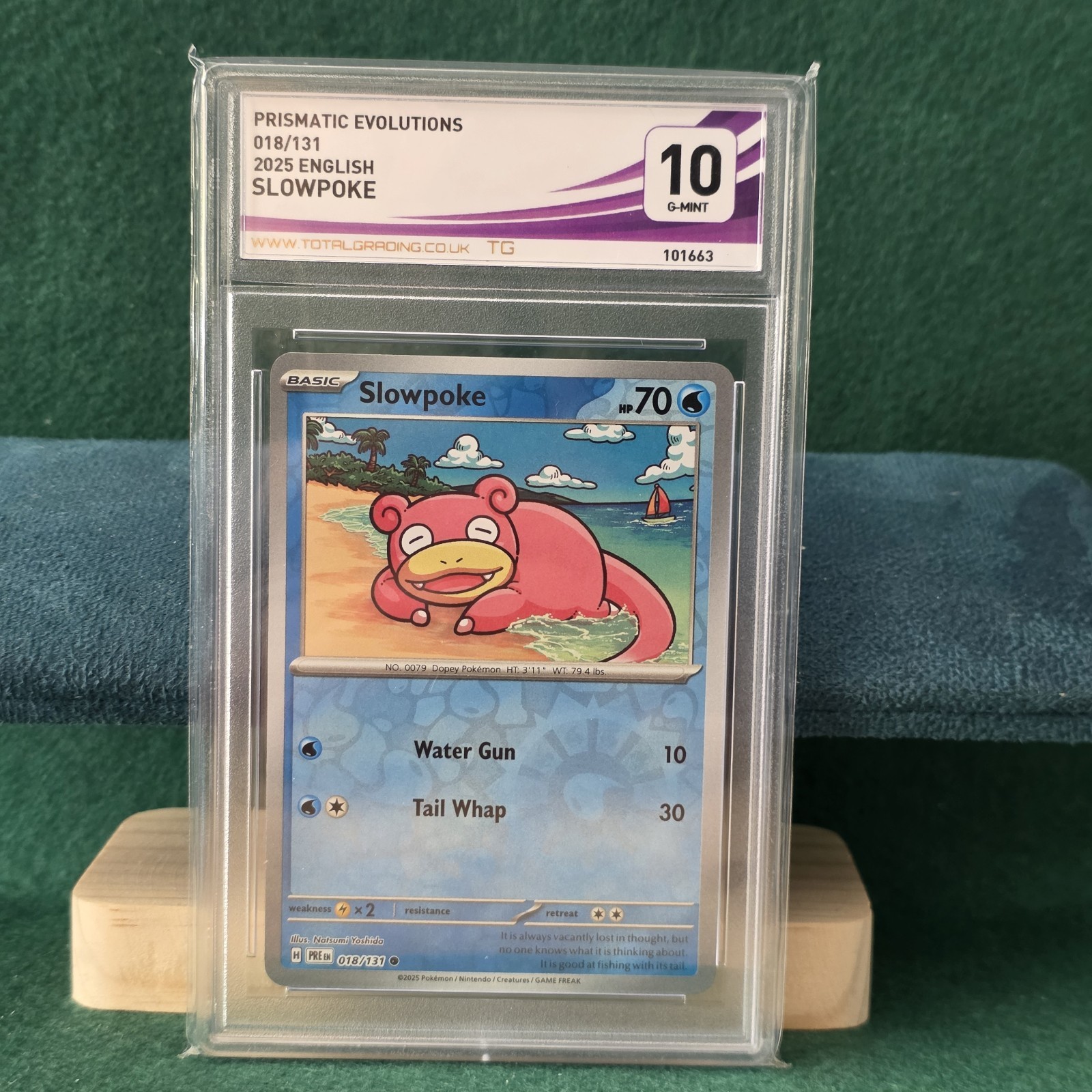 Pokémon Slowpoke Prismatic Evolutions 018/131 Reverse Holo