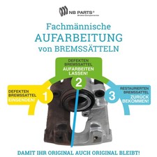 Aufarbeitung Bremssattel Bremszange Vorderachse Mercedes-Benz SLK CLK W210 S210