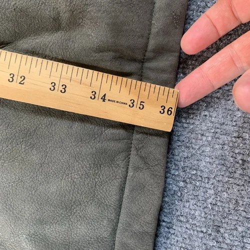 Rare LONE PINE American Made Barnstormer Leather Jacket, Wool Shawl Collar 42 image 5