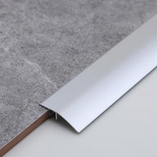 Gaahing Aluminum Floor Transition Strip Door Threshold 0.9m Silver 43mm