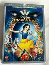 Snow White and the Seven Dwarfs DVD and Blu-Ray, 2009, 3-Disc Set