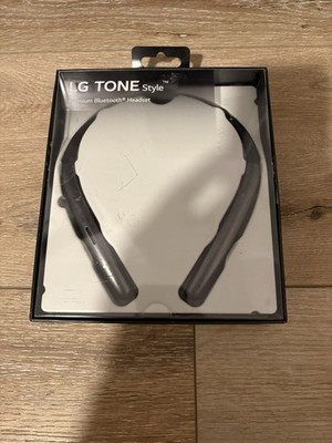 LG Tone Style HBS-SL6S Black Bluetooth Wireless Headset Headphones